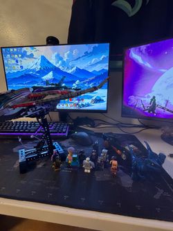 LEGO Marvel Avengers jet, ghost rider car, Lego mini figures.
