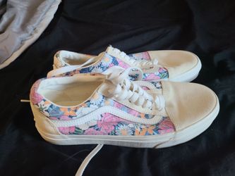 Women's vans flowers