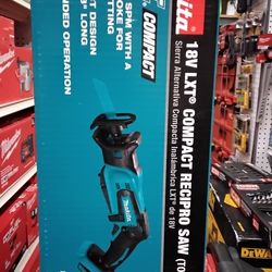 MAKITA 18V LXT COMPACT RECIPRO SAW.  TOOL ONLY 