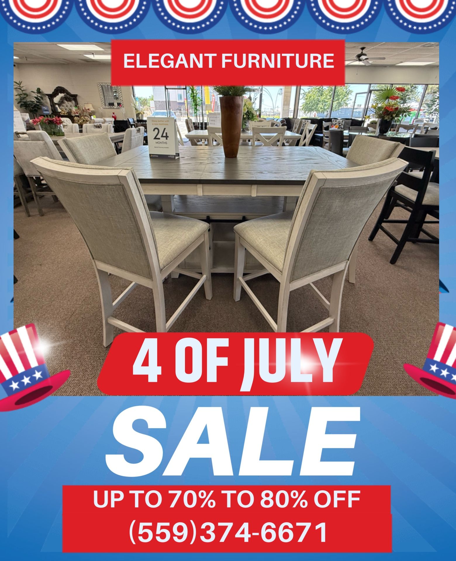 6 Pc Dining Table