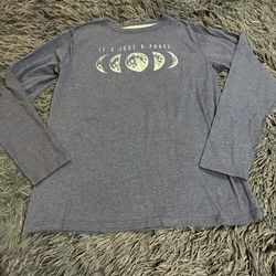 Thereabouts Boys Size 18/20 Husky “It’s Just A Phase” Moon T-Shirt