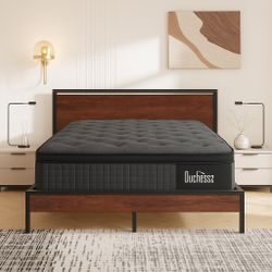 King Size Bed Frame With Mattress 