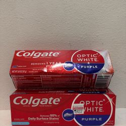 Colgate Optic White Purple Toothpaste Combo Set (Fresh Mint Paste)