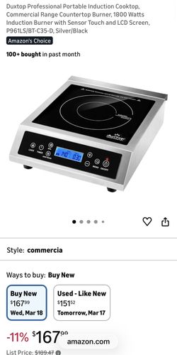 Duxtop Cooktop Countertop burner