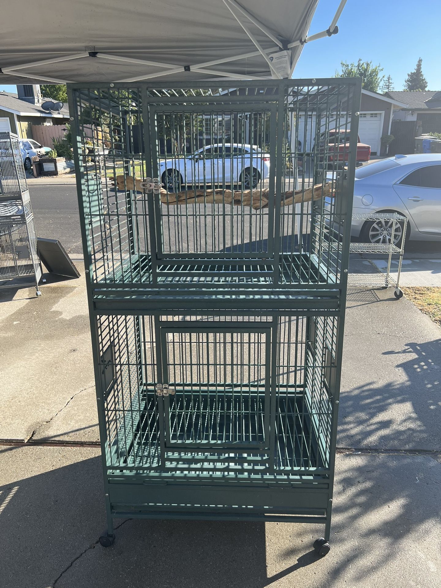 Two Tier Parrot Cage