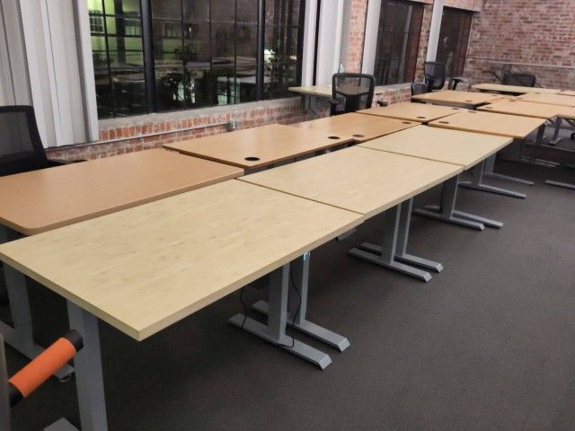 10x Electronic Sit Stand Elevating Desks Office Commercial Grade Delivery Possible