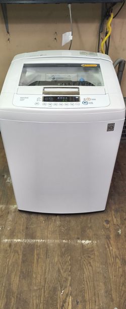 LG Elite Flat Top White TopLoad Turbo Washer