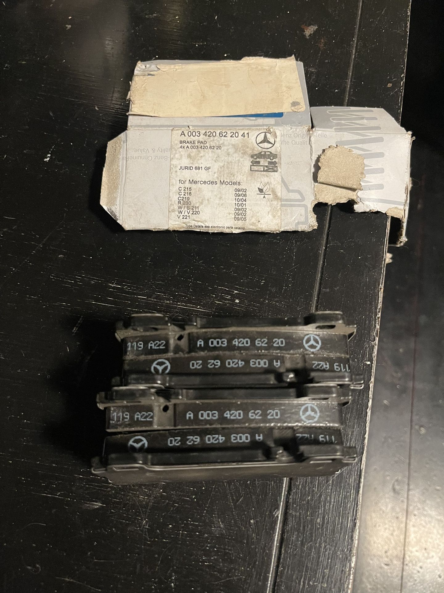 Original Brake Pads For Mercedes Benz