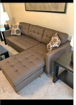 New Chocolate Sectional Sofa