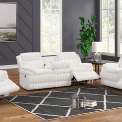 NEW 3pc RECLINING SOFA LOVESEAT AND CHAIR WITH FREE DELIVERY- BEDROOM FURNITURE MATTRESS BED AND MORE 