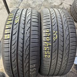 20” tires hankook 255/40/20 semi new with free installation $200