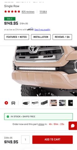 New Rough Country LED light bar has a 12000 lumen