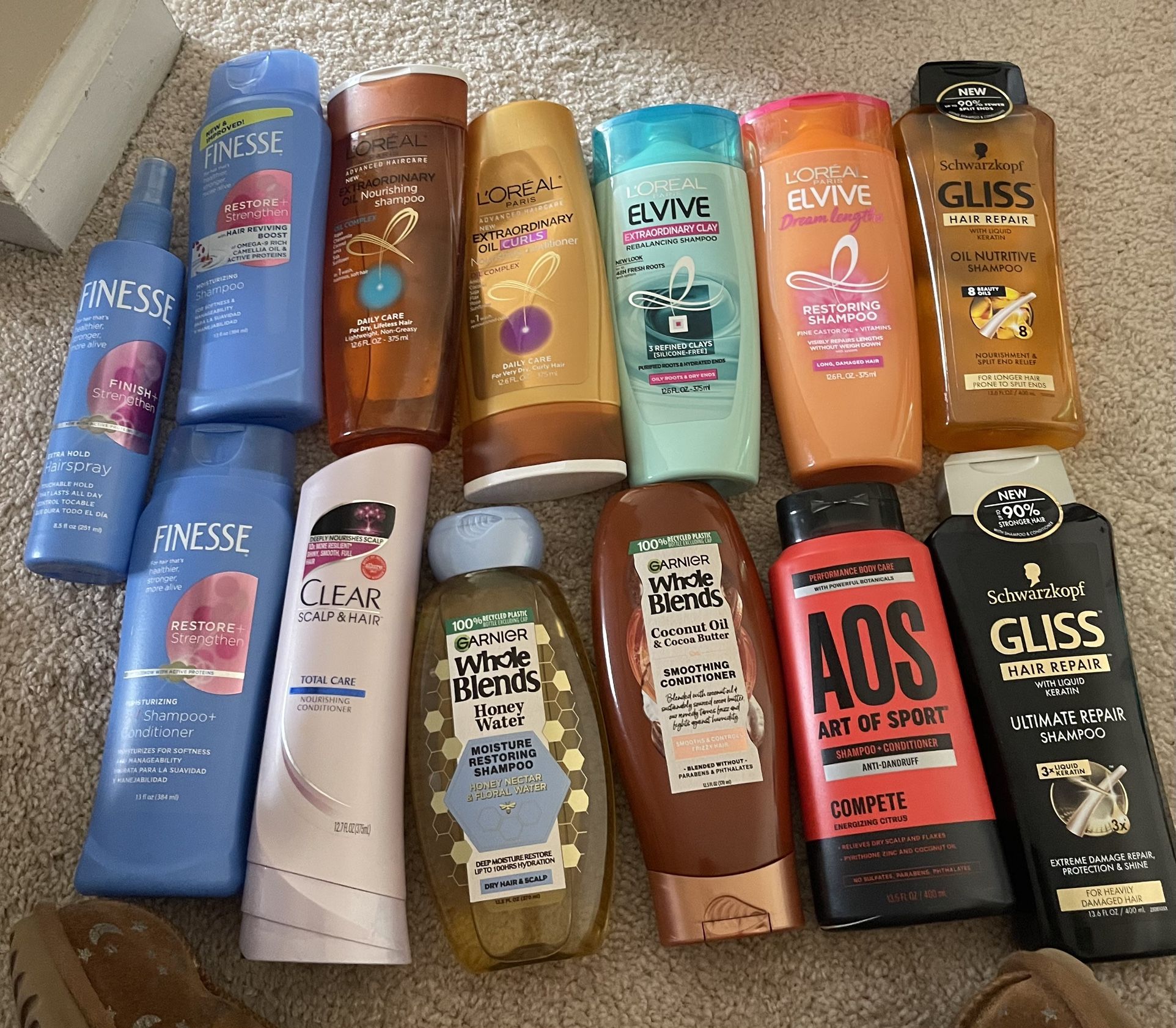 Mixed lot Of Shampoos / Conditioners