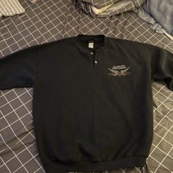 1985 Earl Smalls Harley Davidson Button Up