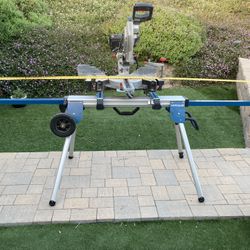 12” Compound Slider Saw W/ 8ft Portable Stand
