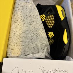 Air Jordan 4 Thunder Size 10, 11, 12, 13, 14