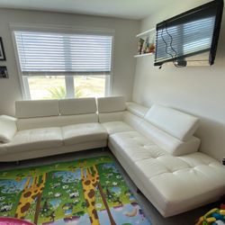 White Sectional Couch