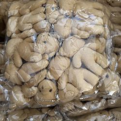24 Pcs Teddy Bears See Light Brown 4.7in Height Brand New 