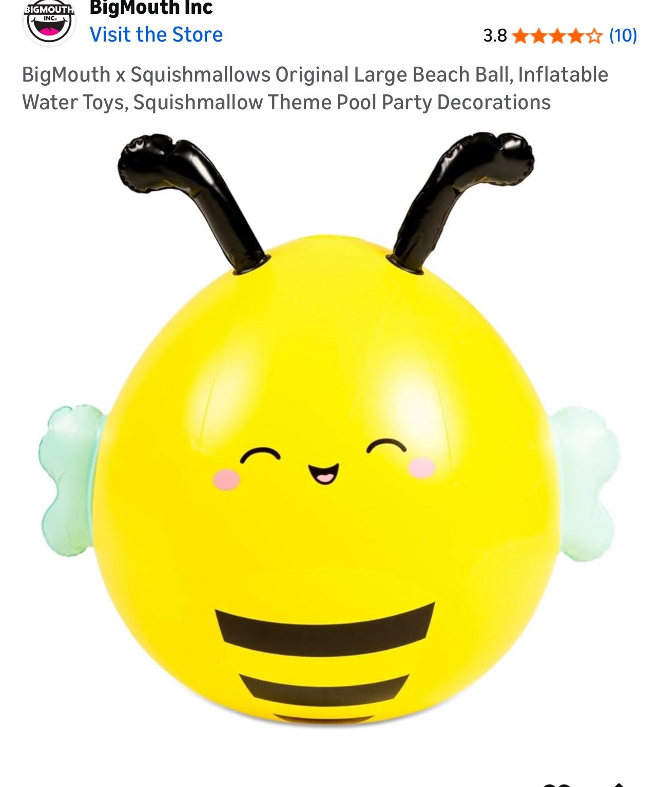 Bee π Large Beach ποΈ Ball