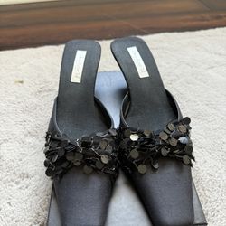 Olivia Rose Tal feature a chic snip-toe design and a decorative sequin band across the vamp. - Mules - Size 11
