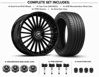 Mercedes G-Class G-Wagon G550 G580 G63 22” Road Force RF22 Wheels + Toyo Tires