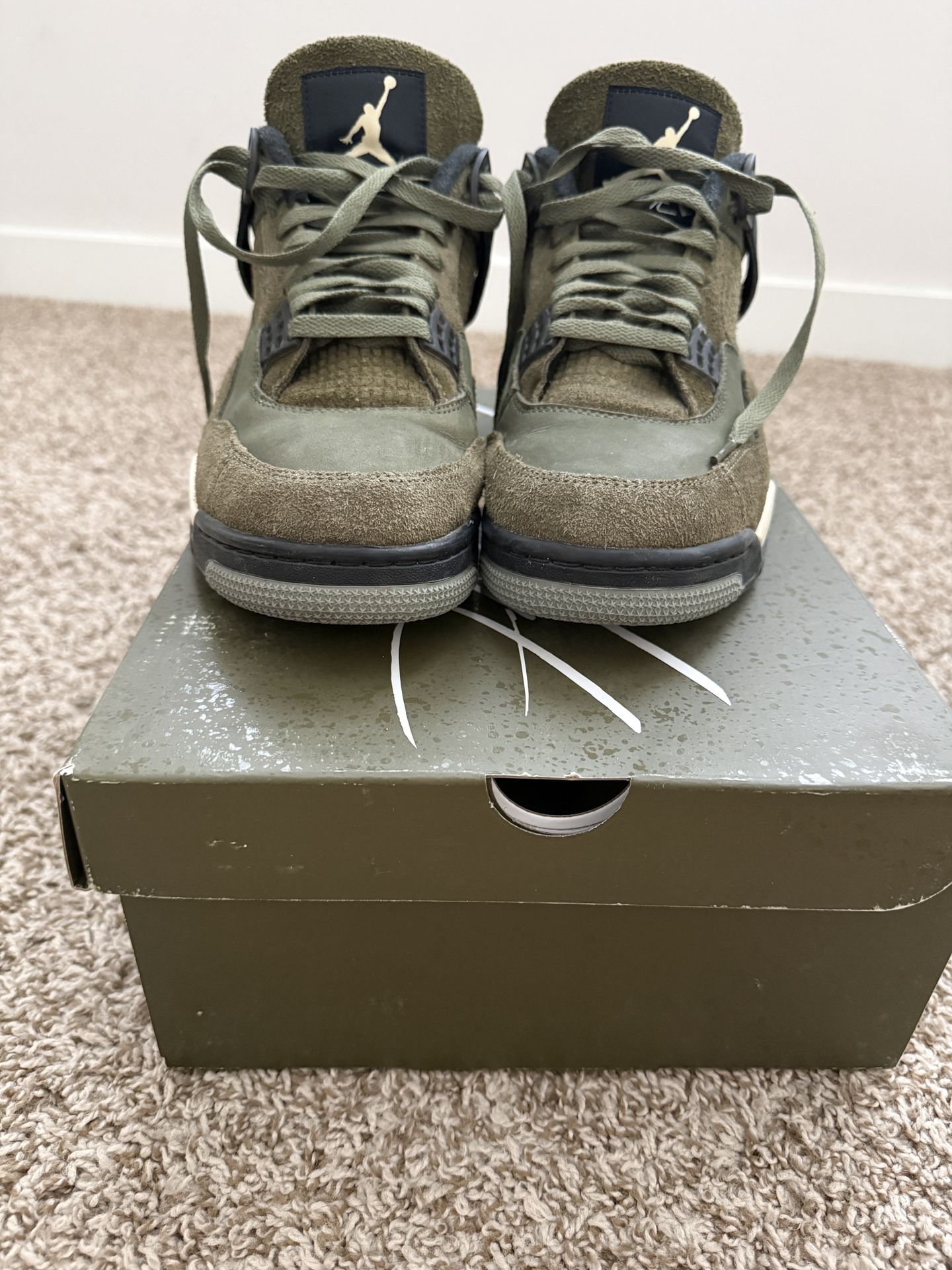 Jordan 4 craft olive