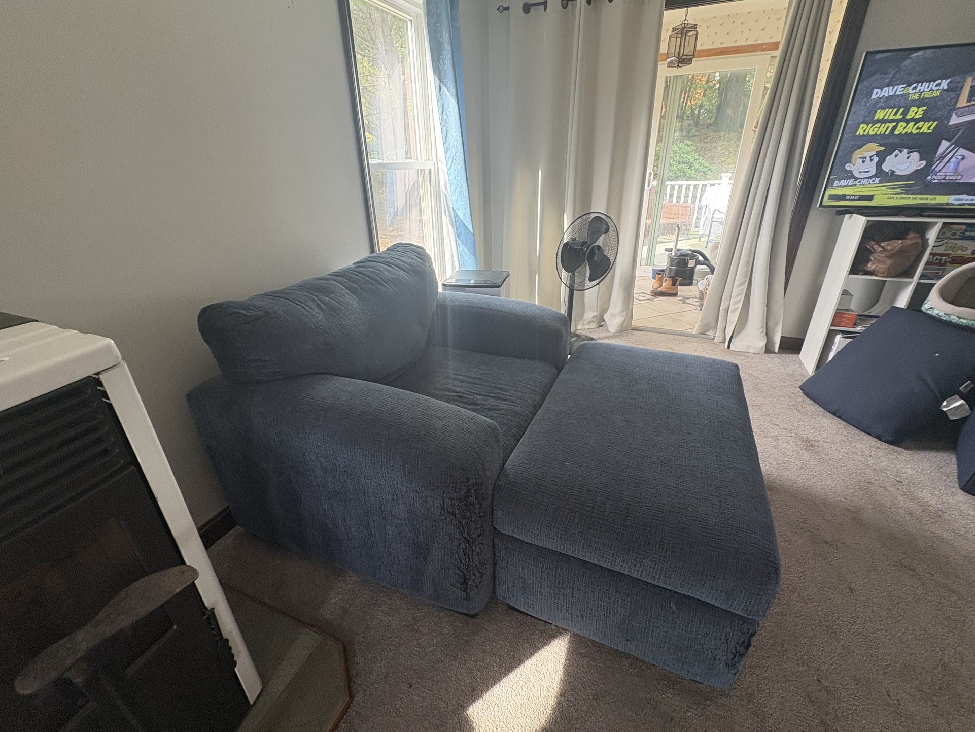 Couch and Oversized Chair