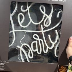 Let’s Party Neon Sign 