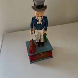 Cast Iron Mechanical Coin Bank