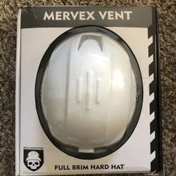 GREEN DEVIL Full Brim Hard Hat/ANSI Class C Safety Helmet, Vented Mervex Vent, Lightweight (White