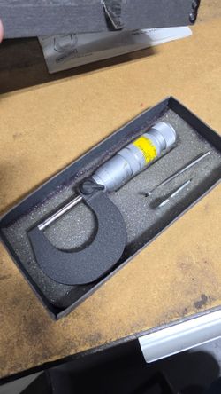 Brown & sharp Micrometer with Case and Wrench