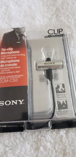 Sony Tie clip microphone