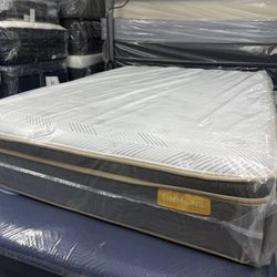 FULL SIZE SIMMONS EUROTOP MATTRESS