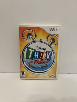 Disney Think Fast (Nintendo Wii, 2008) WORKING/TESTED