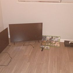 2 smart tvs    Xbox 1 14 games Vizio  44 inch TV ,42 inch insignia smart tv.