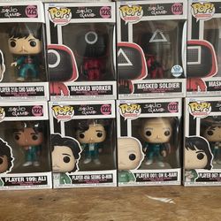 Squid Game Complete Set Funkos 