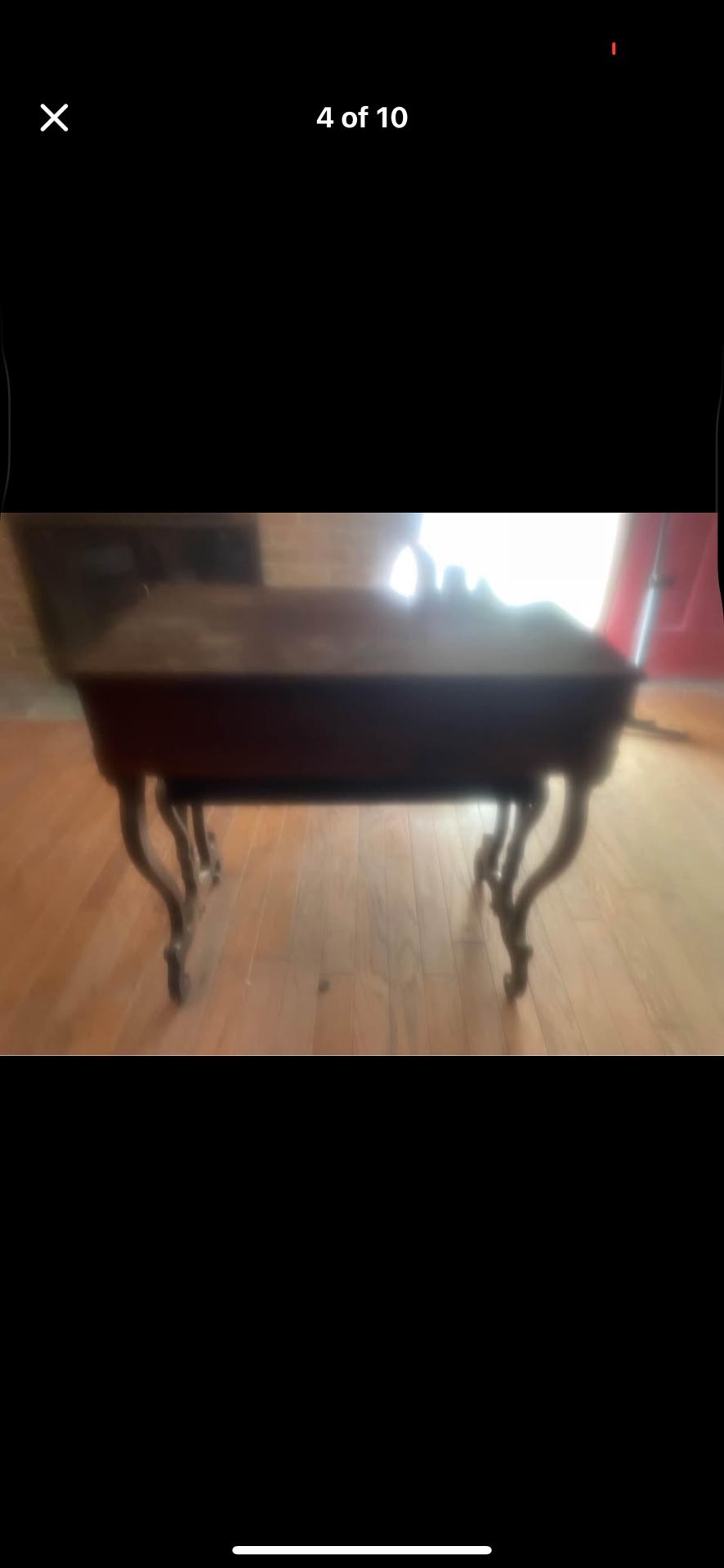 Antique spinach piano/desk