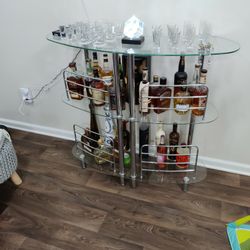 Glass Liquor Shelf