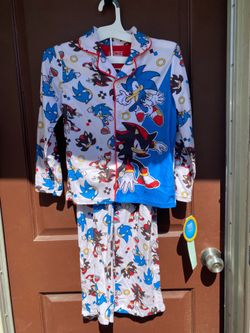 Sonic  The Hedgehog Pajamas 2 pc M8