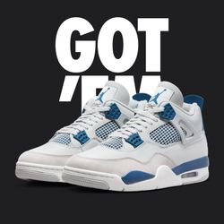 Jordan 4 Military Blue Size 10