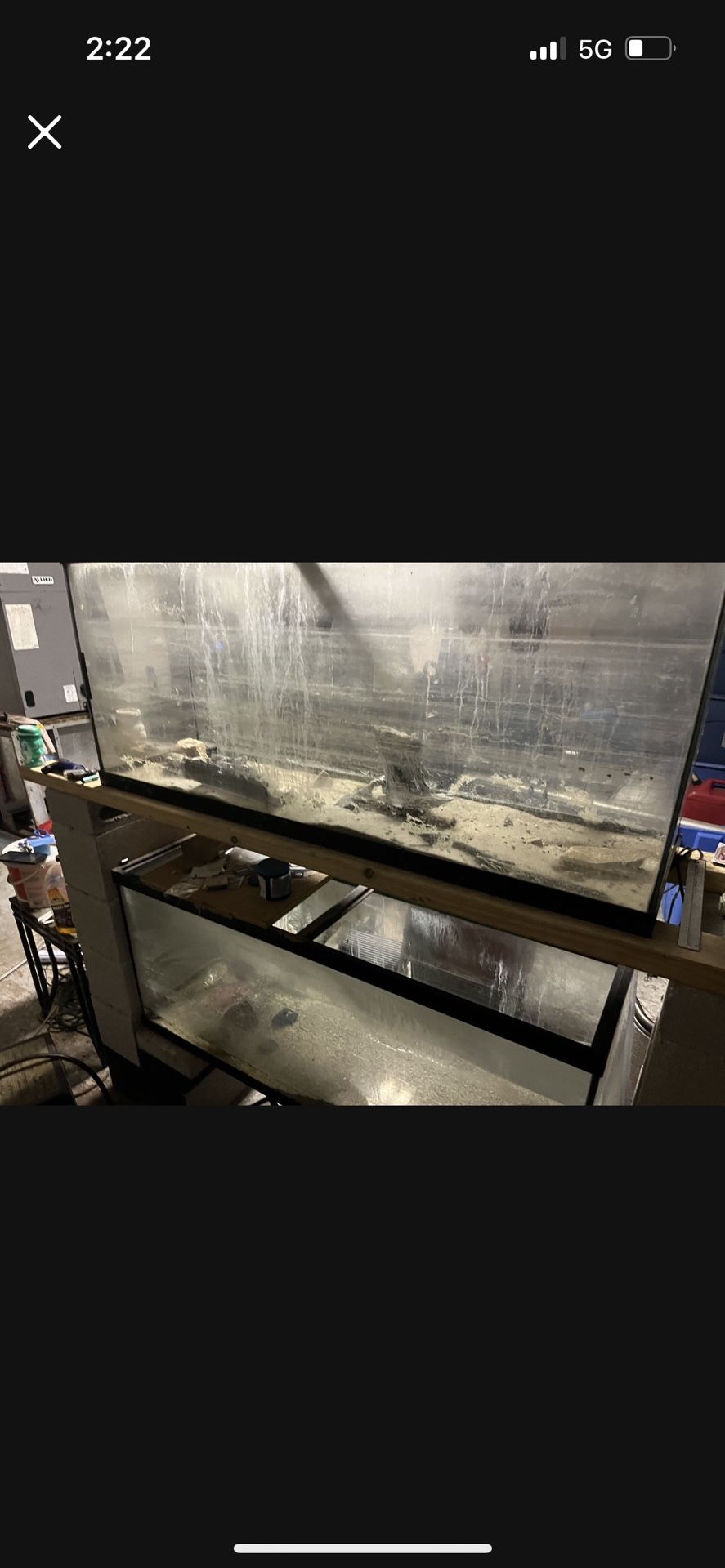2 55 Gallon Fish Tanks 1 Year Old