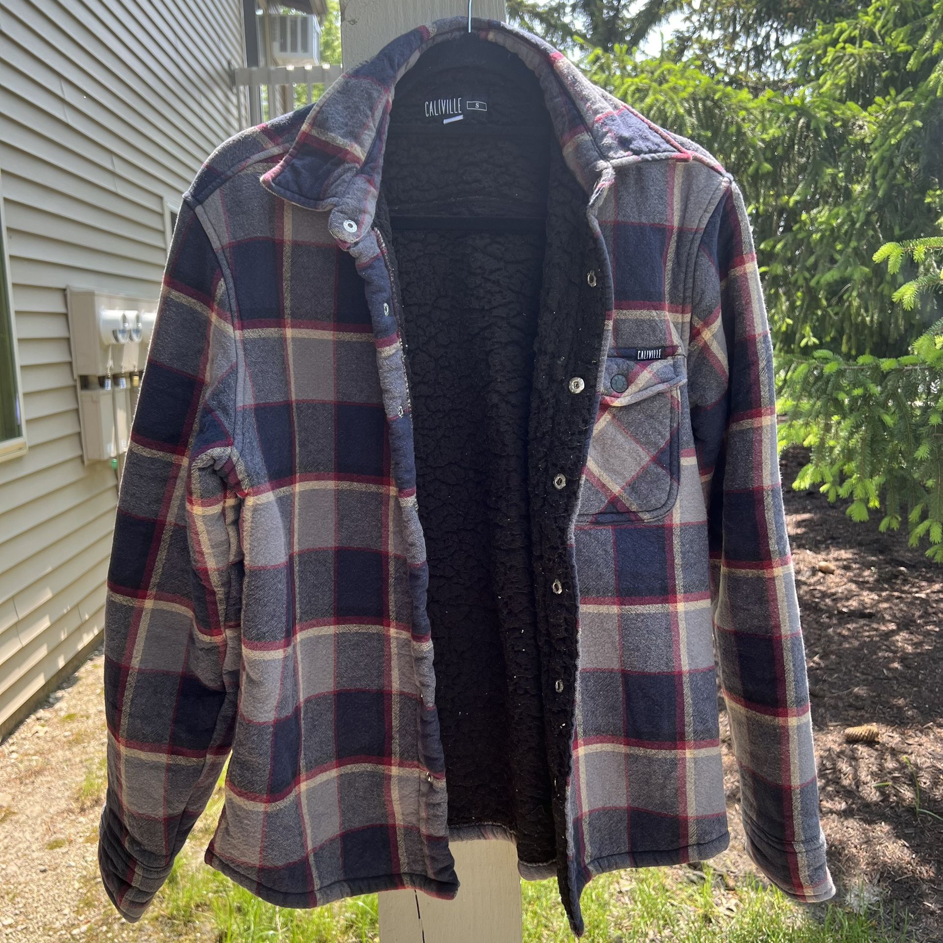 Caliville Plaid Flannel Long Sleeve Shirts