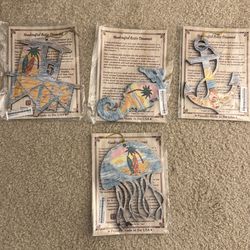 Handcrafted Rustic Beach Ornaments