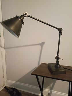 Heavy lamp.
