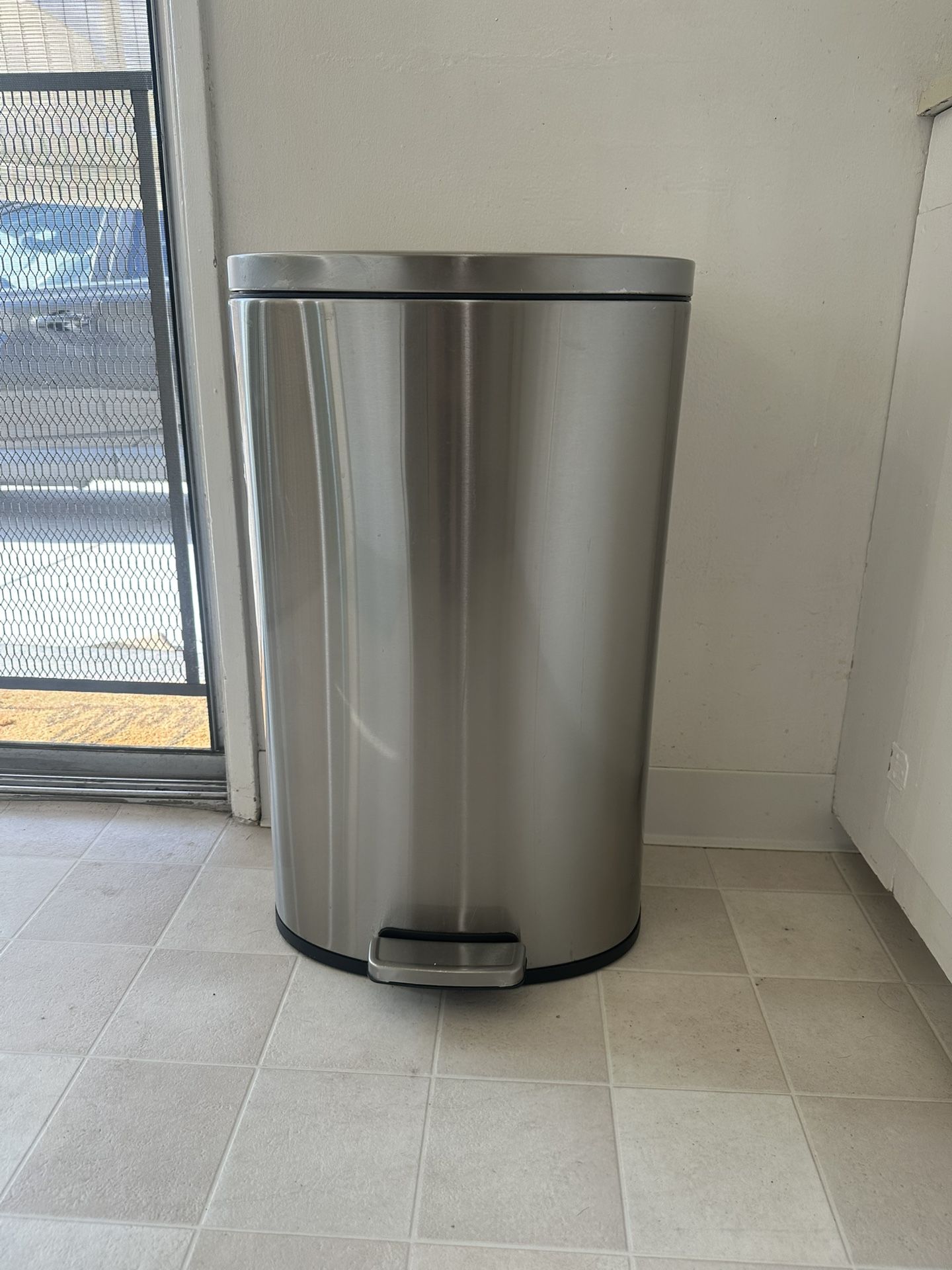 Tall Trash Can