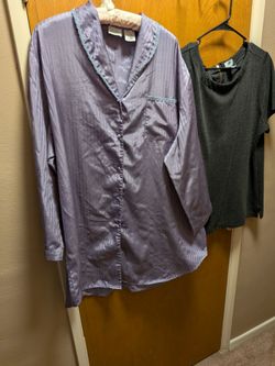 Nightshirt + black shirt (both 2X)