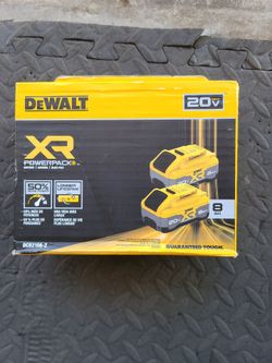 DeWalt 20V XR 8Ah Battery 2-Pack