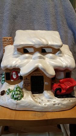 Santa's house - ceramic