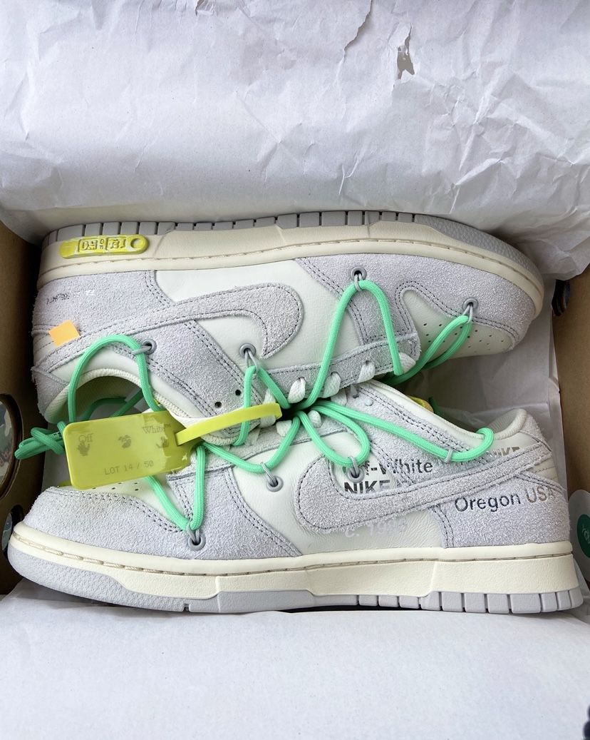 Nike Dunk Low Off-White Lot 14 Brand New Men’s Size 9