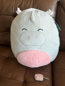 Large Squishmallow • Harrison Hippo